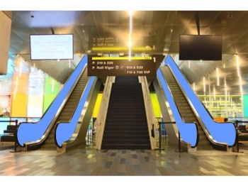 Picture of Escalator Cling to 2nd floor - Available until March 30